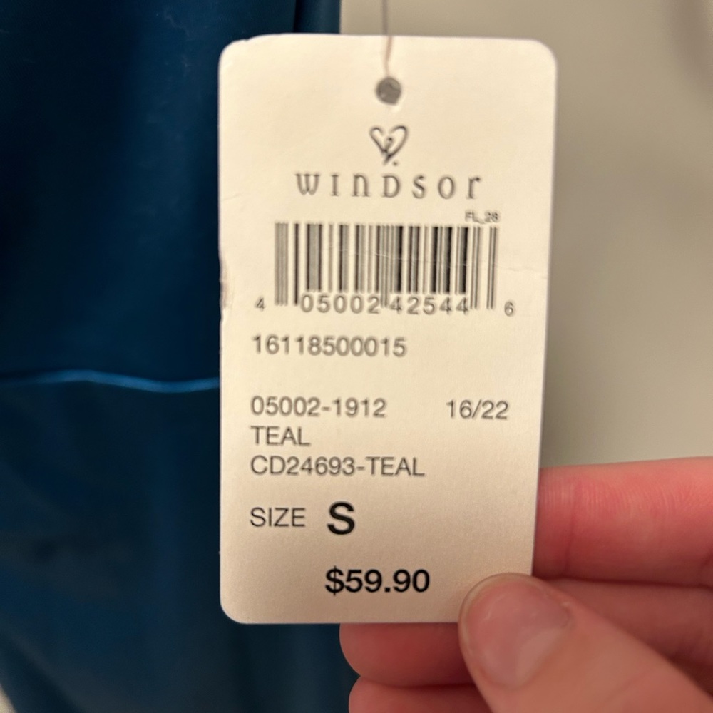 NWT windsor mermaid teal dress